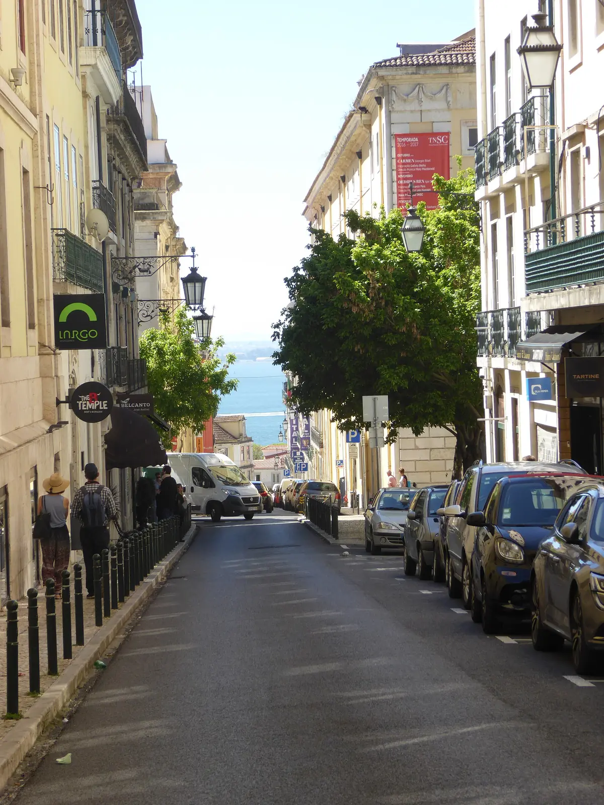 Rua Serpa Pinto in Chiado, Lisbon, the street where Belcanto is