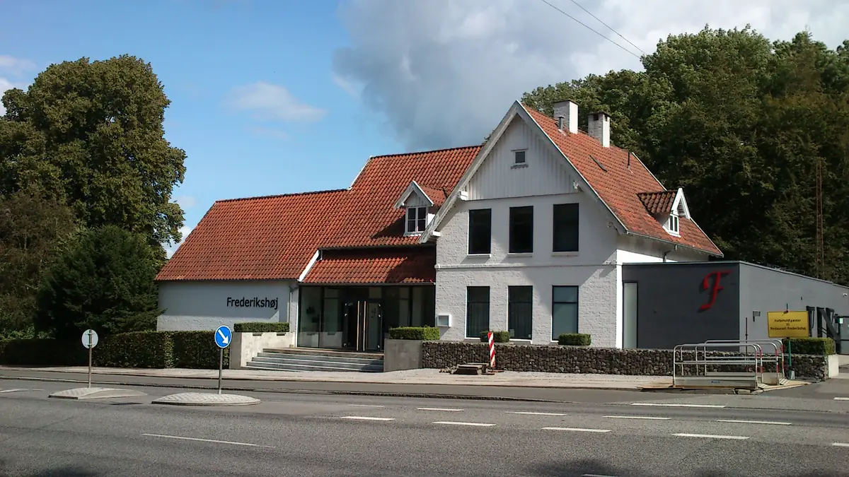 Frederikshøj, the restaurant's house on Oddervej at the edge of the Marselisborg woods, Aarhus (photographed in 2014)