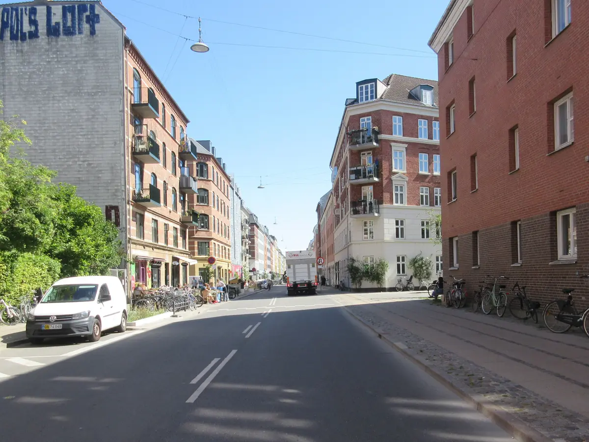 Rantzausgade in Nørrebro, Copenhagen, the street where Jatak is
