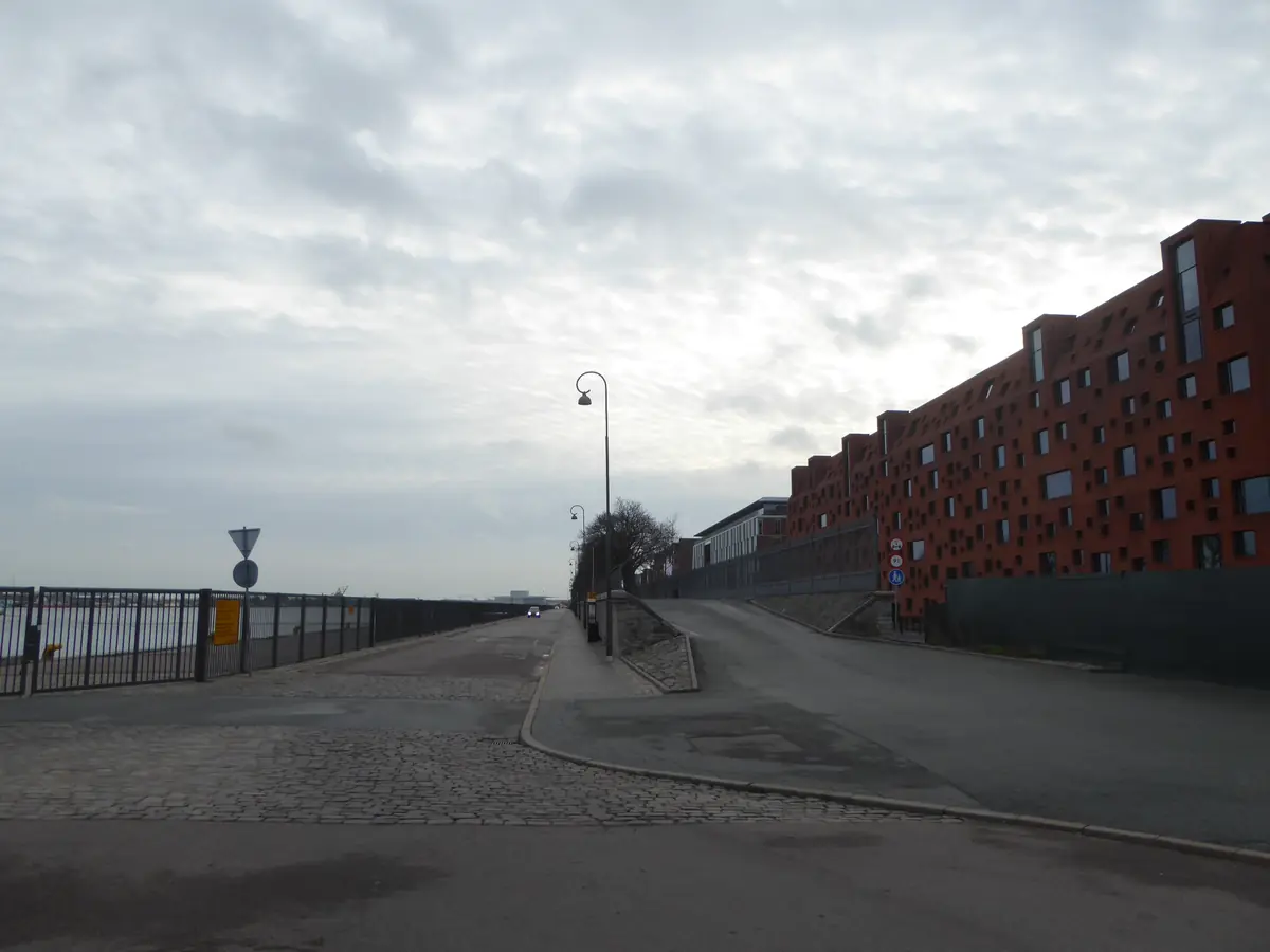 The street and wharf Langeliniekaj, Copenhagen, the quay where Koan is