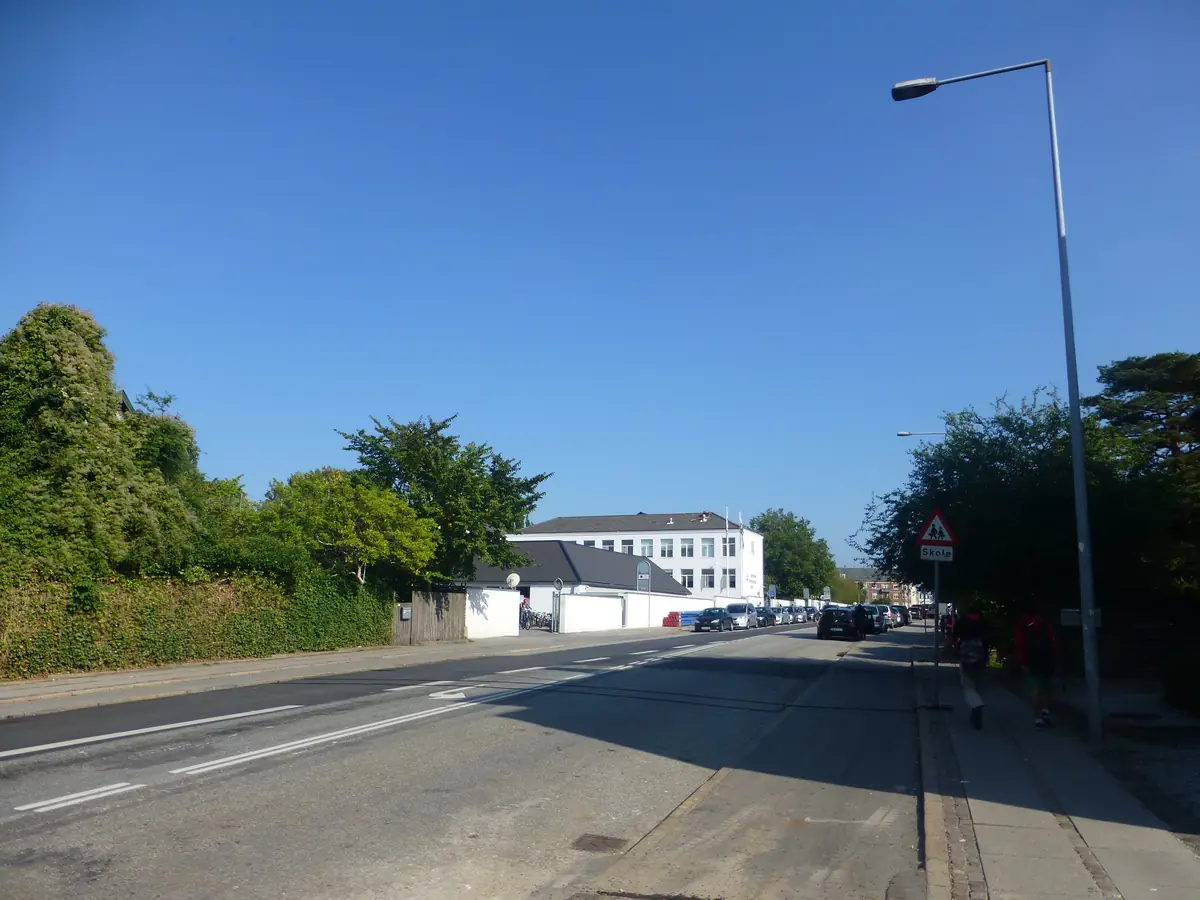 Hellerupvej in Hellerup, north of Copenhagen, the street where The Samuel is